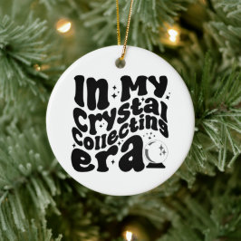 I min Crystal Collating Era Groovy Retro Funny Julgransprydnad Keramik
