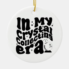 I min Crystal Collating Era Groovy Retro Funny Julgransprydnad Keramik