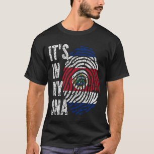I MIN DNA Costa Rica Flagga Manar Women Kids T Shirt