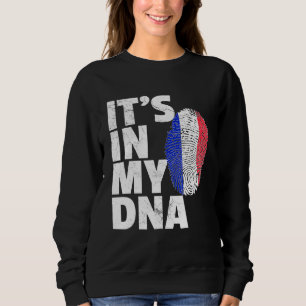 I min DNA-Fransk, Frankrike Flagga Pride National T Shirt