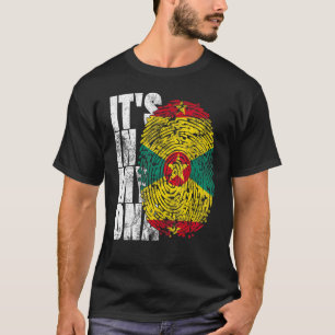 I min Dna Grenada Graphic För manar Women Grena T Shirt