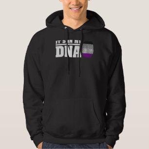 I min DNA-proud Asexuality Flagga Ace Pride LGbt Hoodie