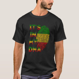 I min Dna Rasta Reggae Roots Rastafarian Jama T Shirt