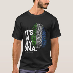 I min DNA-Sierra Leone Flagga Shirt Sierra Leon T
