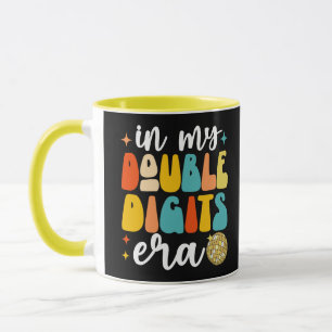 I min Dubbla Digits Era Funny 10:e födelsedagen Mugg