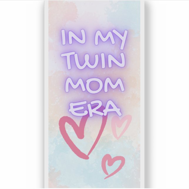 I min dubbla Mamma-era Klistermärken (Framsida)