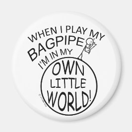 I min egen lilla World Bagpipe Magnet