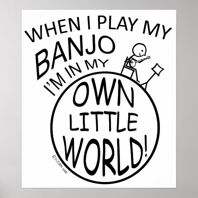 I min egen lilla World Banjo Poster (Framsidan)
