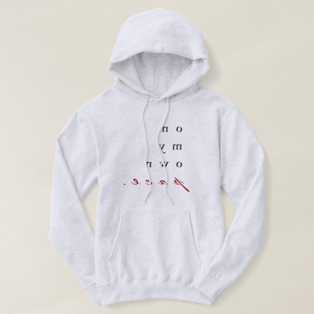 i min egen takt! hoodie (Design framsida)