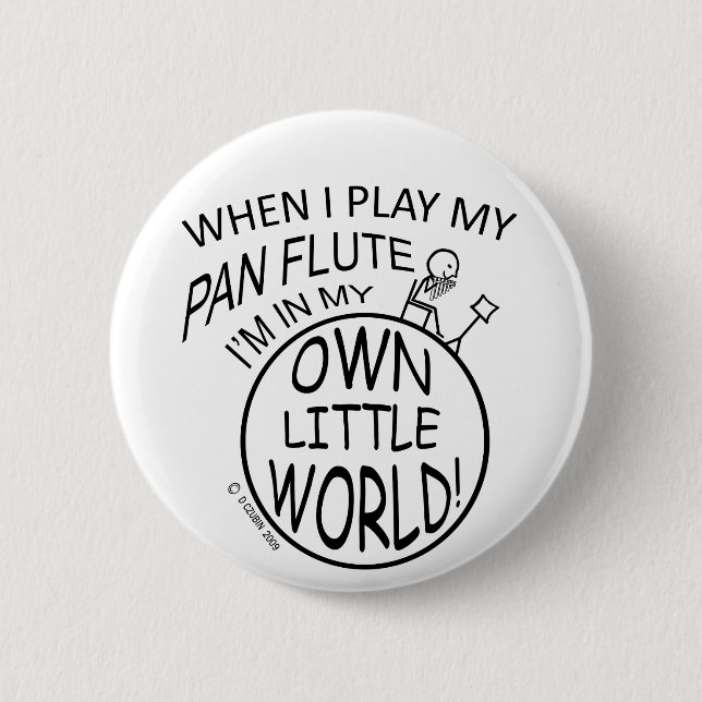 I min egna värld panorera lite flöjten knapp (Framsida)