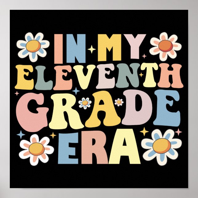 I min elfte Klass-eran Back to school Poster (Framsidan)