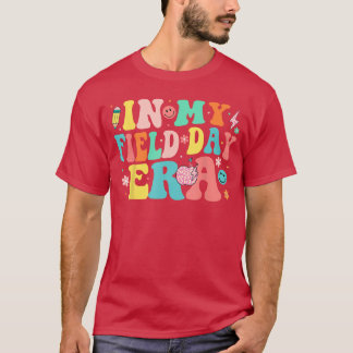 I Min Fält Dags Era Retro Skollärare Rolig Fält T Shirt