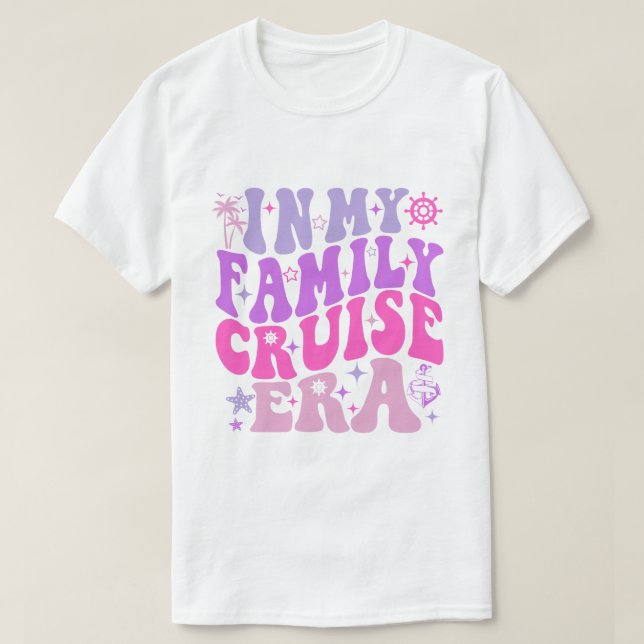 I min familj Cruise Era T-Shirt (Design framsida)