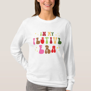 I min festliga era Trendig Helgdag jul T Shirt