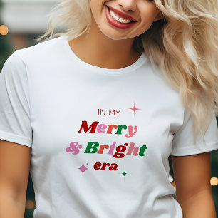 I min fina och ljusa Era-fina jul-Helgdag T Shirt