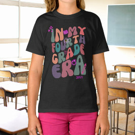 I min fjärde Klass Era-Roligt Neon Inslag med år T Shirt