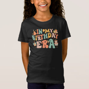 I min födelsedagsEra Pastel Groovy Lettering T Shirt