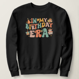 I min födelsedagsEra | Pastel Groovy Lettering T Shirt