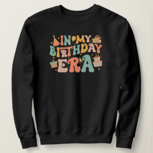 I min födelsedagsEra   Pastel Groovy Lettering T Shirt
