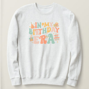 I min födelsedagsEra   Pastel Groovy Lettering T Shirt