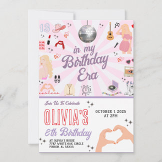 I min födelsedagsinbjudan inbjudningar