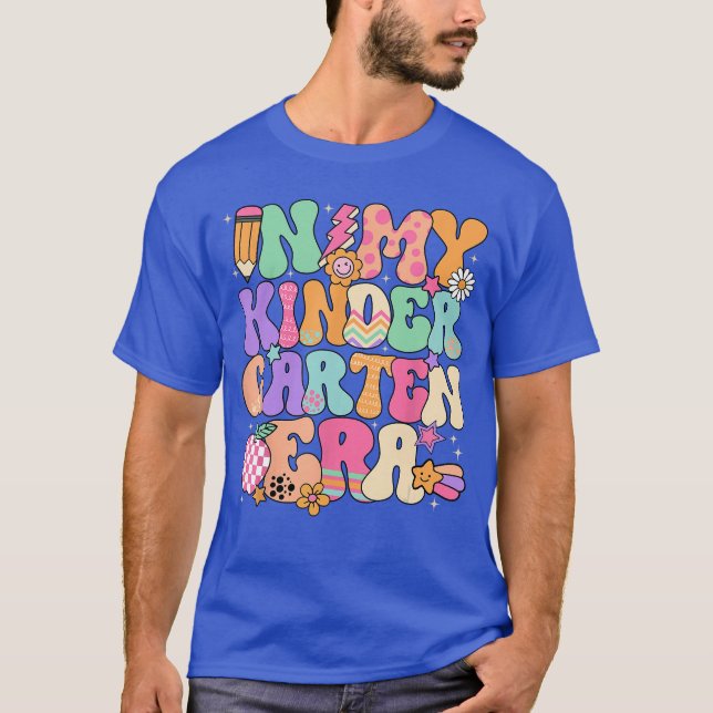 I Min Förskoleålder Söt Lärare Elev Bak T Shirt (Framsida)