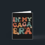 I min Gaga Era Birthday Gaga Matching Family Mothe Kort<br><div class="desc">I min Gaga Era-födelsedag,  matchande familjelag Mor</div>