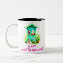 I min Garden Hangout Garden Shed Två-Tonad Mugg