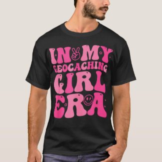 I min Geocaching Girl Era Retro for Girl 1 T Shirt