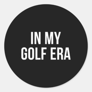 I min Golf Era - Runt Klistermärke