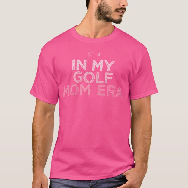 I min Golf Mamma Era-nuny Heart Women T Shirt (Framsida)