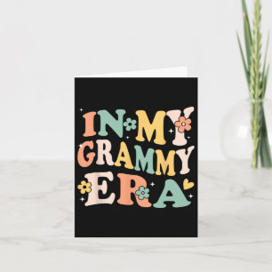 I Min Grammy-era Roligt Sarktiskt Groovy Retro Mal Kort