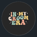 I min Groom Era Bachelor Party-Förlovning Bröllop Runt Klistermärke<br><div class="desc">I min Groom Era Bachelor Party-Förlovning bröllopsgåvor Manar</div>
