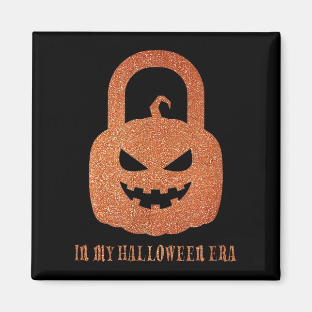 I min Halloween Era, pumpkin Show Girl Funny Gift  Magnet (Framsidan)