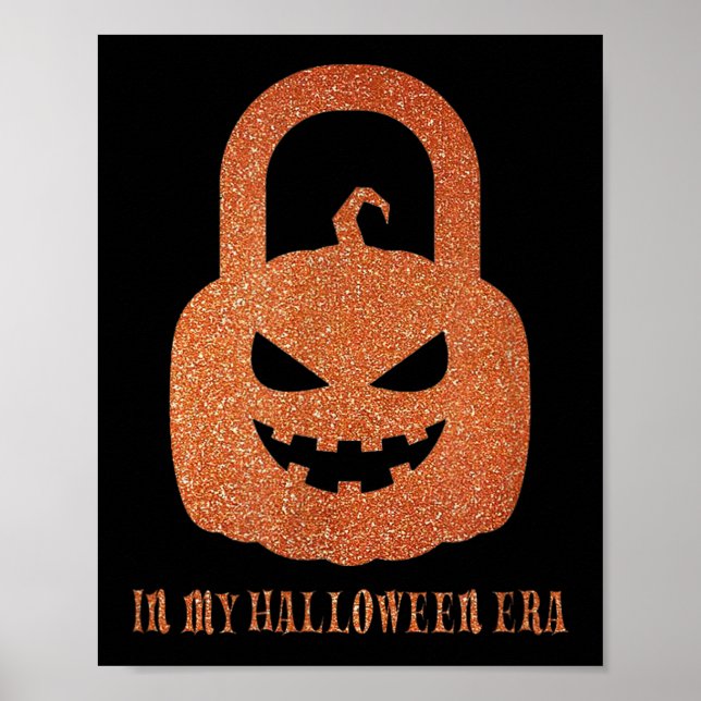 I min Halloween Era, pumpkin Show Girl Funny Gift  Poster (Framsidan)