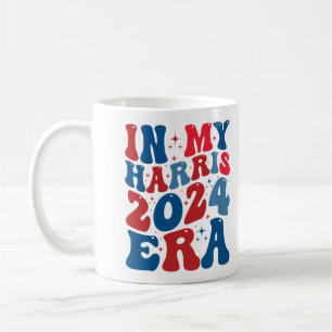 I Min Harris 2024 Era Groovy Kamala Harris US 2024 Kaffemugg