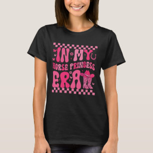 I min Horse Princess Era Horseck Riding Girls Retr T Shirt