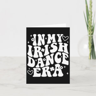 I Min Irländska Dans Era Groovy Shamrock Dansare S Kort