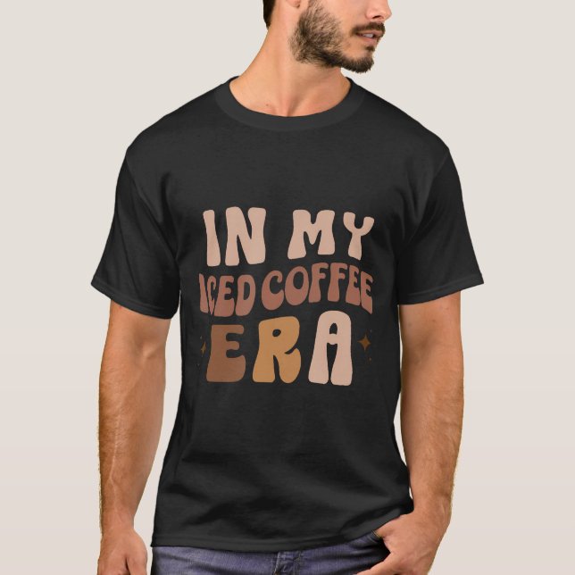 I min iskaffeera Era-finny iserad kaffe Älskare T Shirt (Framsida)