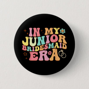 I Min Junior Brudtjänst Era Groovy Brud Bröllop E Knapp