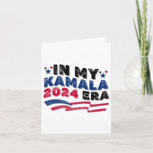 I min Kamala 2024 Era politiska stöddesign Kort
