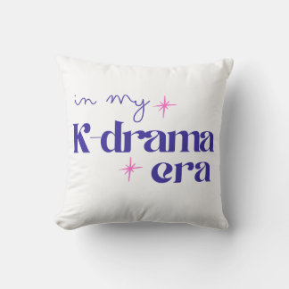 I Min Kdrama Era Typografi Modern Kuddthrowd Pillo Kudde