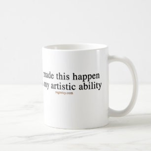 I min konstnärliga kapacitet kaffemugg