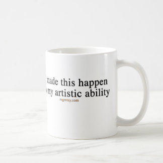 I min konstnärliga kapacitet kaffemugg