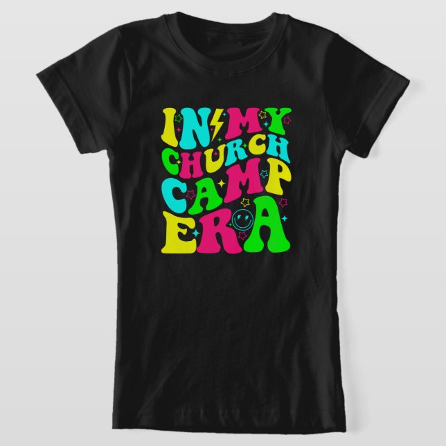 I min kyrka, Camp Era, sommarläger 2024 T Shirt (Laydown)
