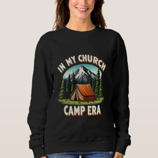 I min kyrkas Camp Era Nature Funny Summer Camping T Shirt