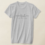 I min långa tid, engagerad modern, minimalistisk f t shirt<br><div class="desc">I min tid med modern,  minimalistisk framtid har Förlovning Fiancee T-Shirt med anpassningsbar text</div>