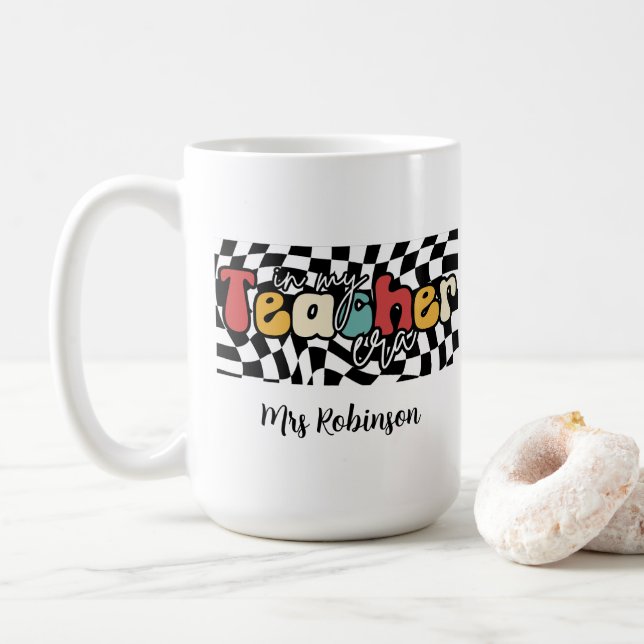 I min lärare era retro lärare  kaffemugg (Med munk)