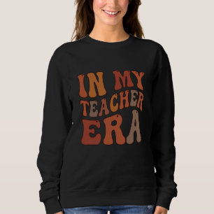 I Min Lärartid Retro Vågig Typografi T Shirt