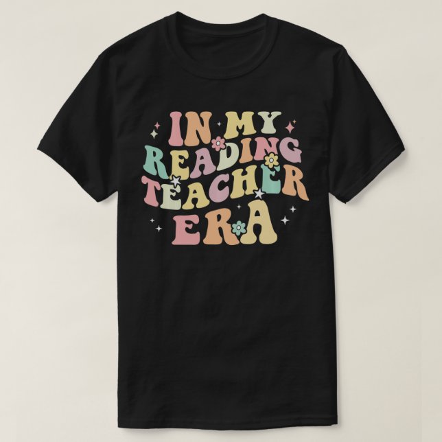 I min läsartid Retro Back to school Boo T Shirt (Design framsida)